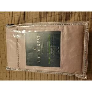 Fieldcrest Supima 700TC Sateen Pillowcase Set King Orchid Fantasy Cotton